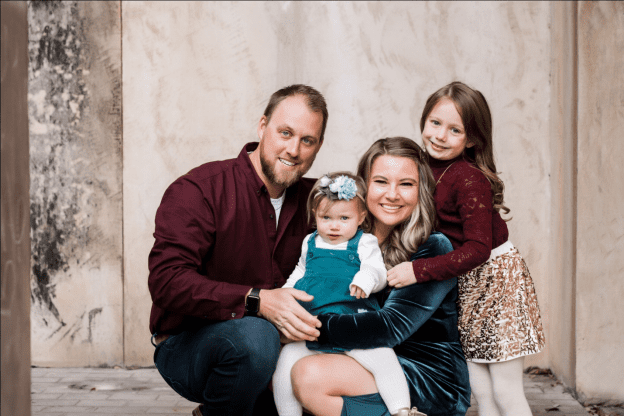 Family Of Four Creating Family Memories With Dallas Family Photographer
