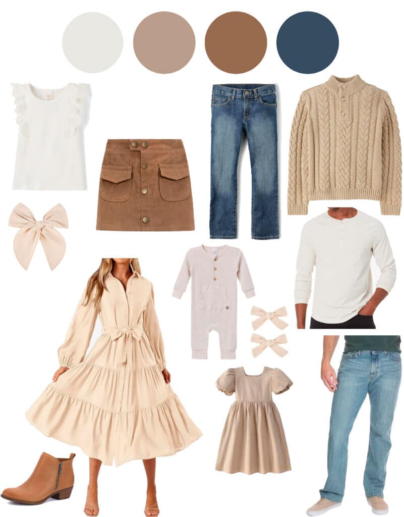 What To Wear For Your Dallas Family Photo Session (Fall &Amp; Winter Guide) 1 What To Wear Family Photos Dallas Neutral Fall Outfits