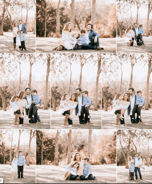  A Family Photoshoot At An Outdoor Location