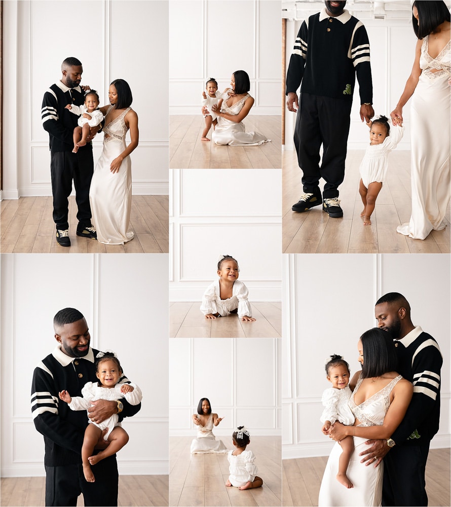 indoor family photos at the lumen room in dallas